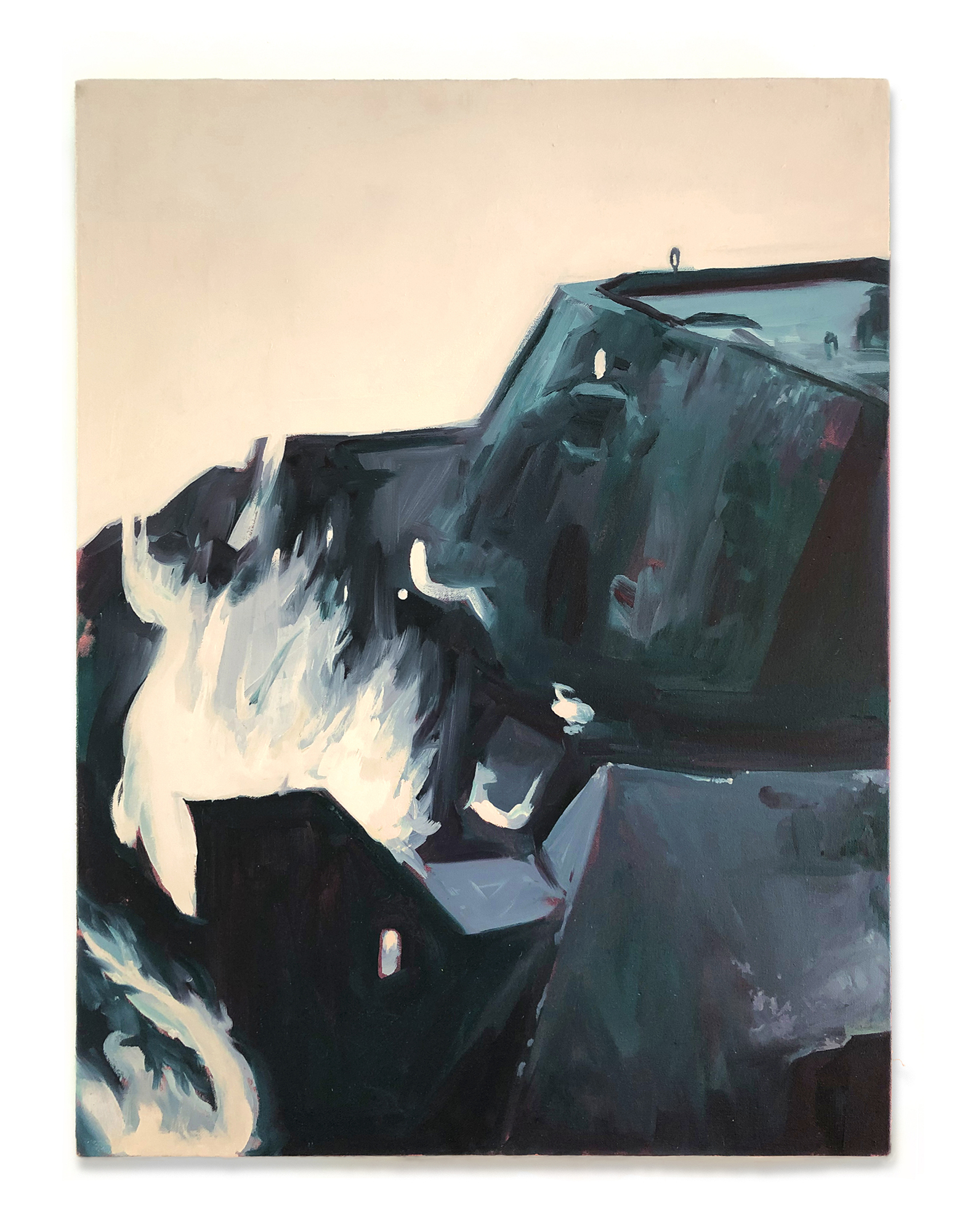 Incendiary (2021)
Oil on Canvas
24"x18" 